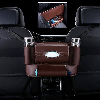 Car Front Seat Hanging Bag Paper Towel / Water Cup Storage Bag, Paper Towel / Water Cup (Beige), Paper Towel / Water Cup (Red), Paper Towel / Water Cup (Wine Red), Paper Towel / Water Cup (Brown), Paper Towel / Water Cup (Black), Paper Towel / Water Cup