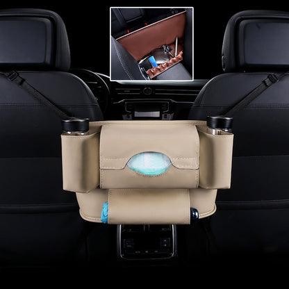 Car Front Seat Hanging Bag Paper Towel / Water Cup Storage Bag, Paper Towel / Water Cup (Beige), Paper Towel / Water Cup (Red), Paper Towel / Water Cup (Wine Red), Paper Towel / Water Cup (Brown), Paper Towel / Water Cup (Black), Paper Towel / Water Cup