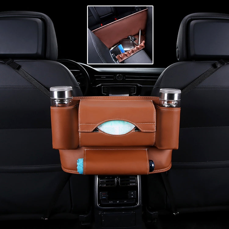 Car Front Seat Hanging Bag Paper Towel / Water Cup Storage Bag, Paper Towel / Water Cup (Beige), Paper Towel / Water Cup (Red), Paper Towel / Water Cup (Wine Red), Paper Towel / Water Cup (Brown), Paper Towel / Water Cup (Black), Paper Towel / Water Cup
