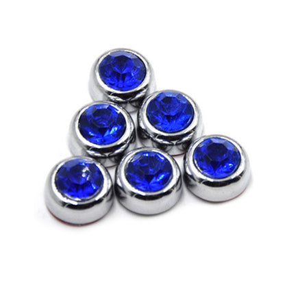 6 in 1 Car Diamond Sticker Set Personality Crystal Decoration