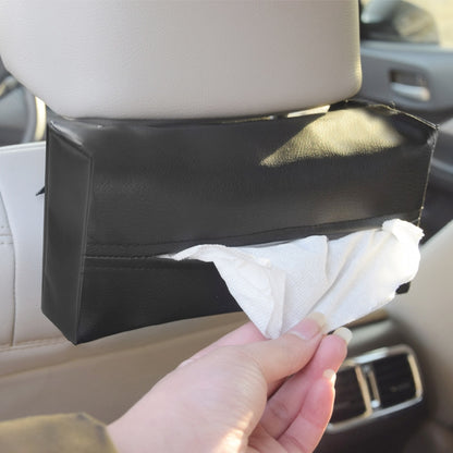 Car PU Leather Tissue Box, Size: 24x13x5cm, Car Tissue Box