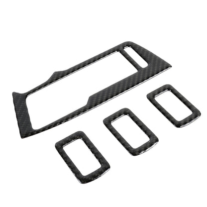 Car Carbon Fiber Window Glass Lifter Panel Decorative Sticker for Volkswagen Tiguan L 2019-2021, Window Glass Lifter