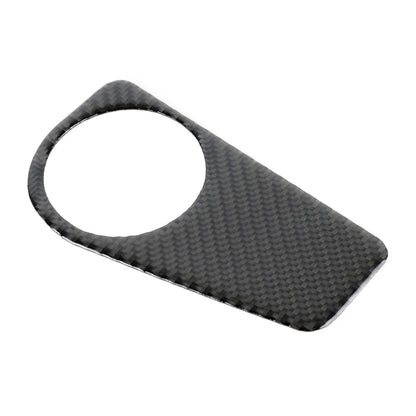 Car Carbon Fiber Headlight Switch Panel Decorative Sticker for Volkswagen Tiguan L 2019-2021, Low Configuration, Headlight Switch, Low Configuration