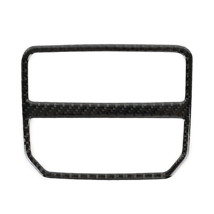 Car Carbon Fiber Rear Air Outlet Frame Decorative Sticker for Volkswagen Tiguan L 2019-2021, Rear Air Outlet