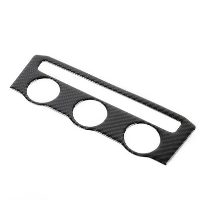 Car Carbon Fiber Air Conditioning Panel Decorative Sticker for Volkswagen Tiguan L 2019-2021, Low Configuration, Air Conditioning Panel, Low Configuration