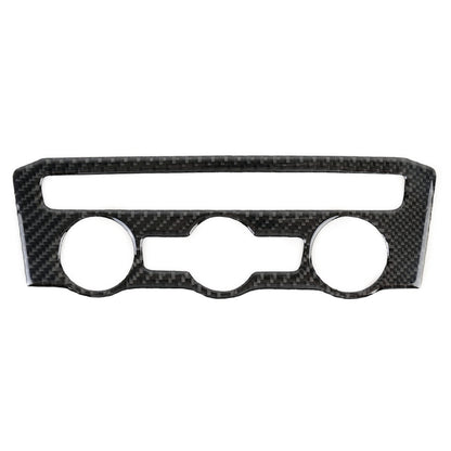 Car Carbon Fiber Air Conditioning Panel Decorative Sticker for Volkswagen Tiguan L 2019-2021, High Configuration, Air Conditioning Panel, High Configuration