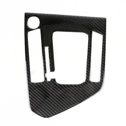 Car Carbon Fiber Gear Shift Panel Decorative Sticker for Volkswagen Tiguan L 2019-2021, Gear Shift Panel