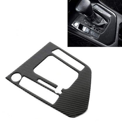 Car Carbon Fiber Gear Shift Panel Decorative Sticker for Volkswagen Tiguan L 2019-2021, Gear Shift Panel