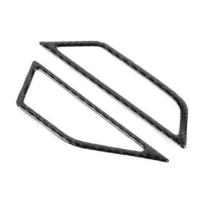 Car Carbon Fiber Dashboard Air Outlet Frame Decorative Sticker for Volkswagen Tiguan L 2019-2021, Dashboard Air Outlet
