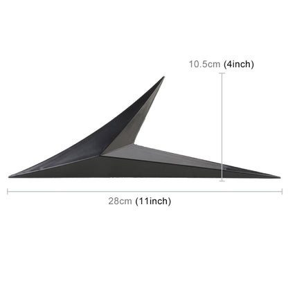 Modified Fender Side Wing Sticker Blade Side Shark Gill Car Body Decorative Sticker for Honda 10th Generation Civic, Bright Black, Bright Black