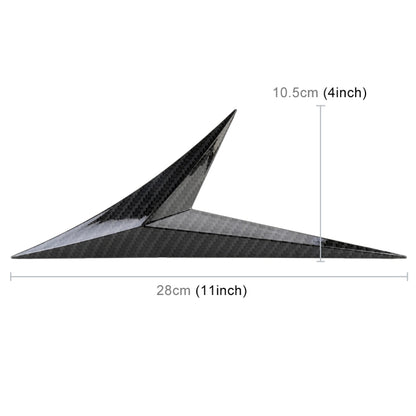 Modified Fender Side Wing Sticker Blade Side Shark Gill Car Body Decorative Sticker for Honda 10th Generation Civic, Carbon Fiber, Carbon Fiber