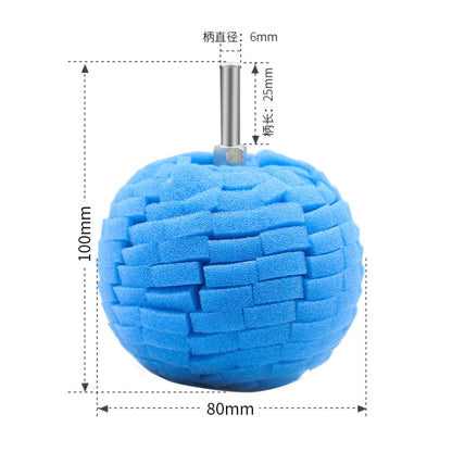 7 in 1 3 inch Car Polishing Disc Set Wheel Rim Polishing Waxing Sponge, 7 in 1