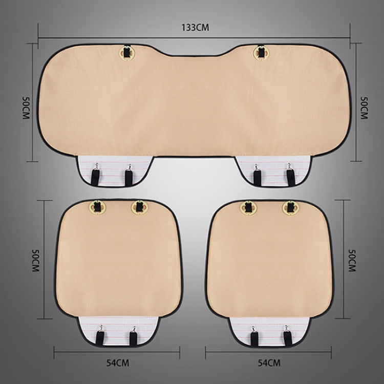 3 in 1 Car Seat Cushion Free Binding Half Inclusive Seat Mat Set, Half Inclusive (Grey), Half Inclusive (Blue), Half Inclusive (Beige), Half Inclusive (Red), Half Inclusive (Black), Half Inclusive (Coffee)