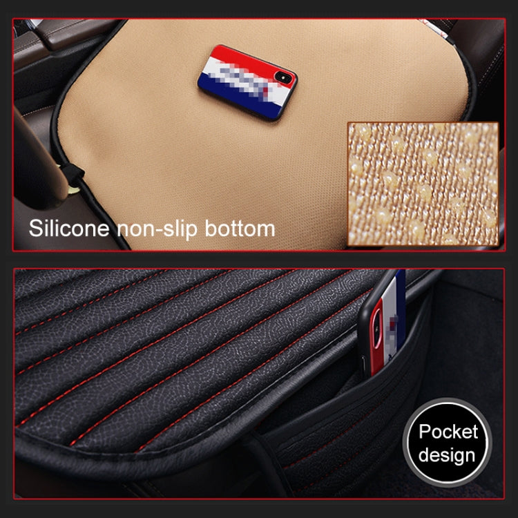 3 in 1 Car Seat Cushion Free Binding Half Inclusive Seat Mat Set, Half Inclusive (Grey), Half Inclusive (Blue), Half Inclusive (Beige), Half Inclusive (Red), Half Inclusive (Black), Half Inclusive (Coffee)