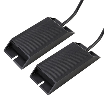 2 PCS 1156 / BAU15S DC12V 50W 6 Ohms Turn Signal / Reversing Light / Brake Light Split Dual Resistance Decoder, 1156 / BAU15S