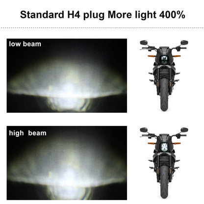 EagleVision DC9-30V 35W 6000K 4000LM 5.75 inch Round Motorcycle 6LEDs Headlight for Harley-Davidson, 5.75 inch 6LEDs