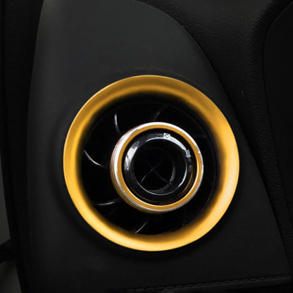8 PCS Car Aluminum Alloy Air Conditioner Knob Case and Base for Honda XR-V, For Honda XR-V (Gold), For Honda XR-V (Purple), For Honda XR-V (Red)