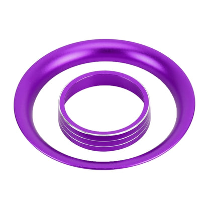 8 PCS Car Aluminum Alloy Air Conditioner Knob Case and Base for Honda XR-V, For Honda XR-V (Purple), For Honda XR-V (Red), For Honda XR-V (Gold)