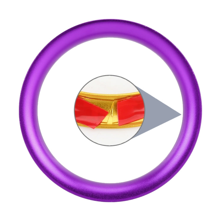 8 PCS Car Aluminum Alloy Air Conditioner Knob Case and Base for Honda XR-V, For Honda XR-V (Purple), For Honda XR-V (Red), For Honda XR-V (Gold)