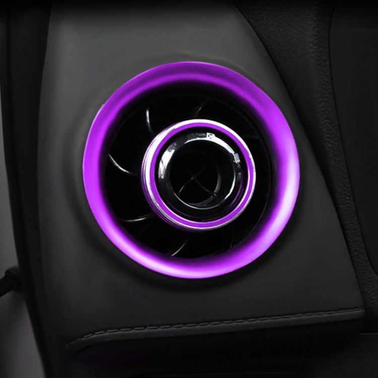8 PCS Car Aluminum Alloy Air Conditioner Knob Case and Base for Honda XR-V, For Honda XR-V (Purple), For Honda XR-V (Red), For Honda XR-V (Gold)
