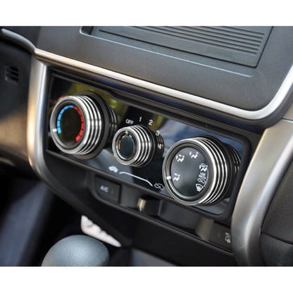 3 PCS Car Aluminum Alloy Air Conditioner Knob Case for Honda VEZEL / XR-V / Fit / GIENIA / City, For Honda VEZEL(Black), For Honda VEZEL(Gold), For Honda VEZEL(Blue), For Honda VEZEL(Red), For Honda VEZEL(Silver)