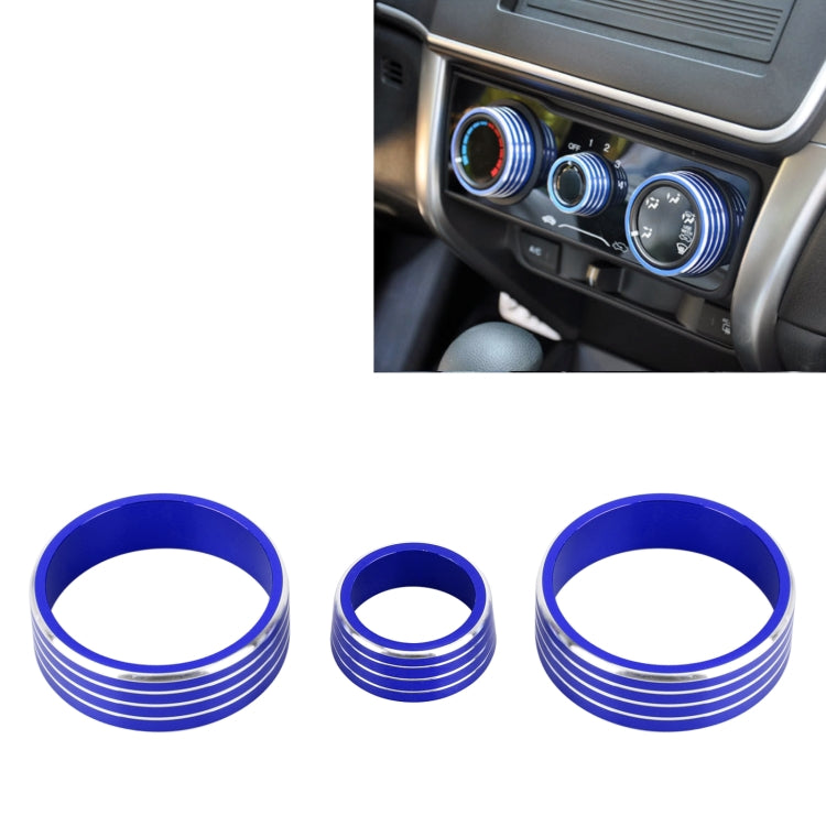 3 PCS Car Aluminum Alloy Air Conditioner Knob Case for Honda VEZEL / XR-V / Fit / GIENIA / City, For Honda VEZEL(Black), For Honda VEZEL(Gold), For Honda VEZEL(Blue), For Honda VEZEL(Red), For Honda VEZEL(Silver)