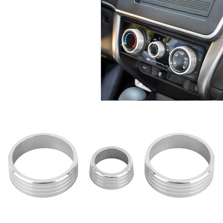 3 PCS Car Aluminum Alloy Air Conditioner Knob Case for Honda VEZEL / XR-V / Fit / GIENIA / City, For Honda VEZEL(Black), For Honda VEZEL(Gold), For Honda VEZEL(Blue), For Honda VEZEL(Red), For Honda VEZEL(Silver)