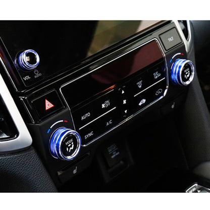 3 PCS Car Metal Air Conditioner Knob Case for Honda AVANCIER / URV, For Honda AVANCIER / URV (Blue), For Honda AVANCIER / URV (Red)