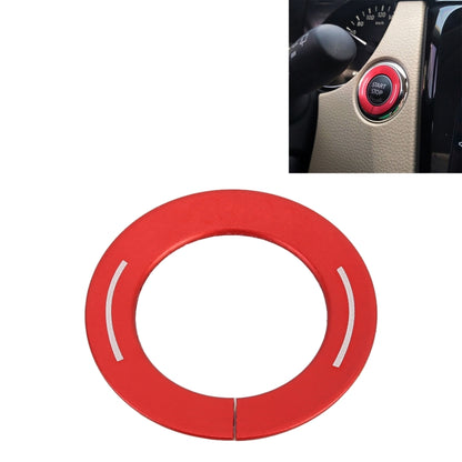 Car Engine Start Key Push Button Ring Trim Metal Sticker Decoration for Nissan X-TRAIL, For Nissan X-TRAIL