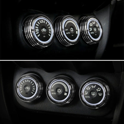 Car Metal Air Conditioner Knob Case for Mitsubishi ASX, For Mitsubishi ASX (Black), For Mitsubishi ASX (Gold), For Mitsubishi ASX (Blue), For Mitsubishi ASX (Red), For Mitsubishi ASX (Silver)