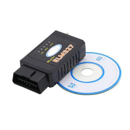 Bluetooth V1.5 ELM327 Interface USB OBDII Auto Diagnostic Scanner Tool with Switch, Auto Diagnostic Scanner