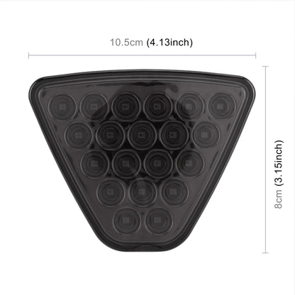 DC12V 1W Car Triangle Highlight Brake Lights Reversing Light with 20LEDs SMD-3528, Triangle (Black), Triangle (Red), Triangle (Transparent)