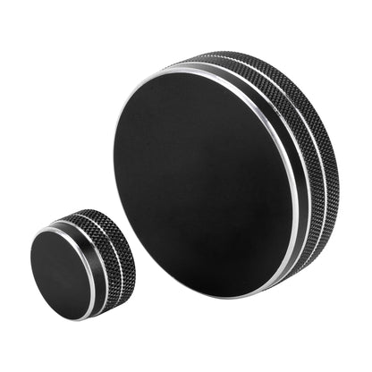 2 PCS Car Metal Central Control Knob Case for Cadillac, For Cadillac (Black), For Cadillac (Blue), For Cadillac (Red)