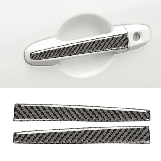 Car Carbon Fiber Door Handle Decorative Sticker for Subaru BRZ / Toyota 86 2013-2017, Left and Right Drive Universal, Door Handle