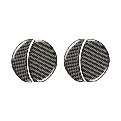 Car Carbon Fiber Central Control Air Outlet Decorative Sticker for Subaru BRZ / Toyota 86 2013-2020, Left and Right Drive Universal, Central Control Air Outlet