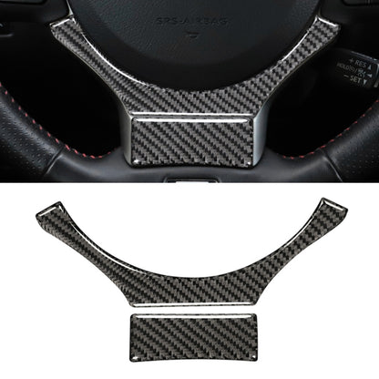 Car Carbon Fiber Steering Wheel Decorative Sticker for Lexus IS250 2013-, Left Drive, Steering Wheel