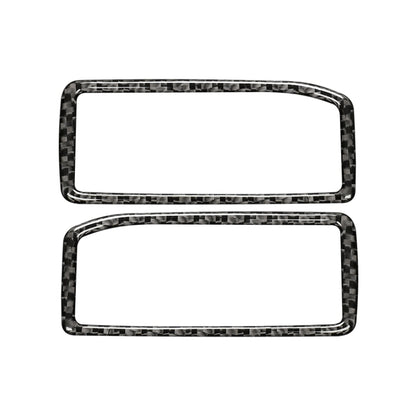 Car Carbon Fiber Instrument Air Outlet Decorative Sticker for Lexus IS250 2013-, Left Drive, Instrument Air Outlet