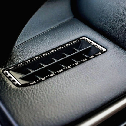 Car Carbon Fiber Instrument Air Outlet Decorative Sticker for Lexus IS250 2013-, Left Drive, Instrument Air Outlet