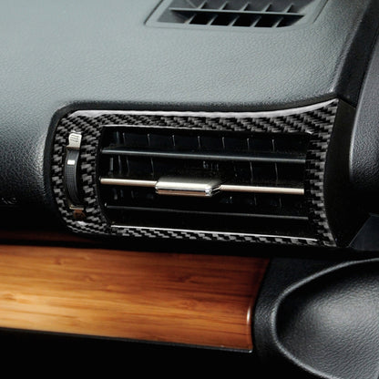 Car Carbon Fiber Left and Rght Air Outlet Decorative Sticker for Lexus IS250 2013-, Left Drive, Left and Rght Air Outlet
