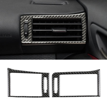 Car Carbon Fiber Left and Rght Air Outlet Decorative Sticker for Lexus IS250 2013-, Left Drive, Left and Rght Air Outlet