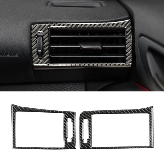Car Carbon Fiber Left and Rght Air Outlet Decorative Sticker for Lexus IS250 2013-, Left Drive, Left and Rght Air Outlet