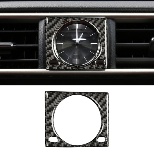 Car Carbon Fiber Clock Box Decorative Sticker for Lexus IS250 2013-, Left Drive, Clock Box