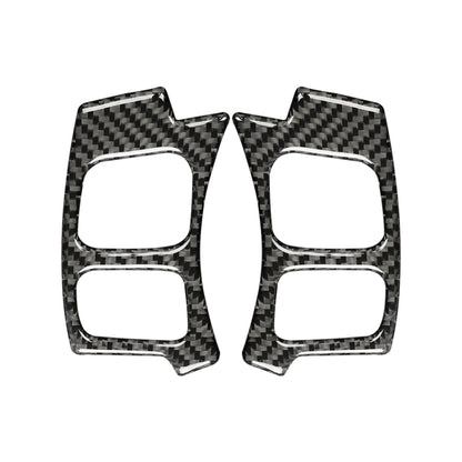 Car Carbon Fiber Steering Wheel Button Decorative Sticker for Lexus IS250 NX200 200t 300h 13-, Left Drive, Steering Wheel Button A Style, Left Drive