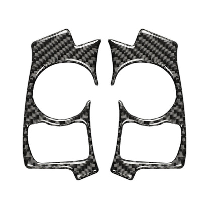 Car Carbon Fiber Steering Wheel Button Decorative Sticker for Lexus IS250 NX200 200t 300h 13-, Left Drive B Style, Steering Wheel Button B Style, Left Drive