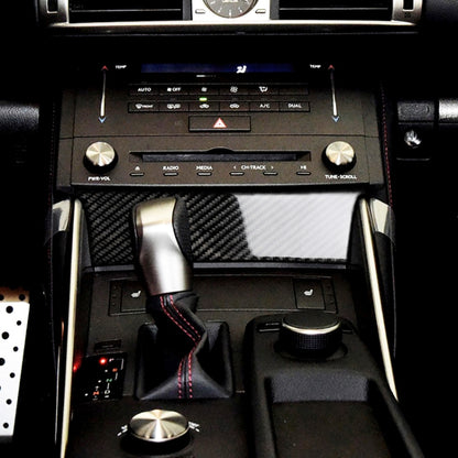 Car Carbon Fiber Central Control Panel Decorative Sticker for Lexus IS250 2013-, Left Drive B Style, Central Control Panel B Style