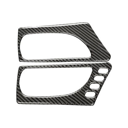 Car Carbon Fiber Front Door Handle Decorative Sticker for Lexus IS250 2013-, Left Drive A Style, Front Door Handle A Style