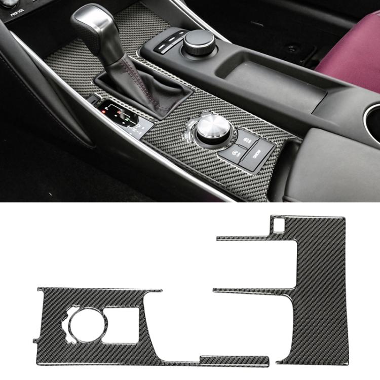 Car Carbon Fiber Gear Position Panel Decorative Sticker for Lexus IS250 2013-, Left Drive B Style, Gear Position B Style
