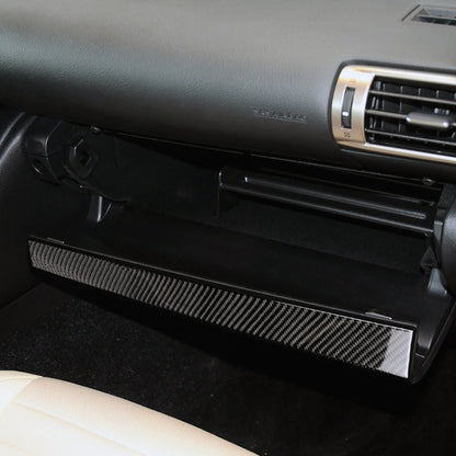 Car Carbon Fiber Storage Box Decorative Strip for Lexus IS250 2013-, Left Drive, Storage Box