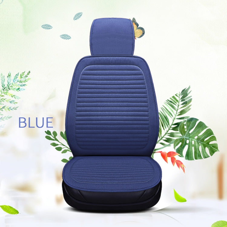 Car Four Seasons Linen Fabric Front Seat Cushion