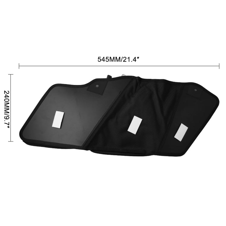 2 PCS Motorcycle Saddle Bags Storage Tool Side Pouch Bags, Side Pouch Bags